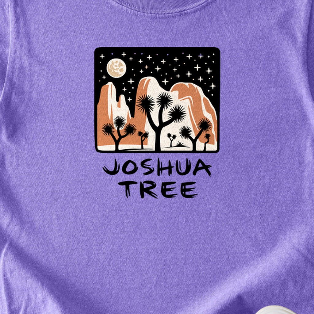 Joshua Tree at Night Kids Cotton T-Shirt