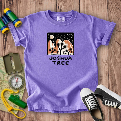 Joshua Tree at Night Kids Cotton T-Shirt