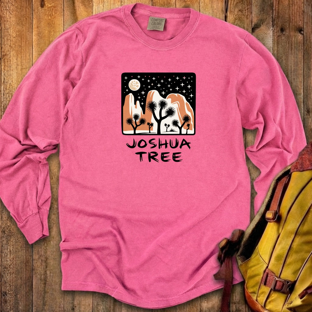 Joshua Tree at Night Cotton Long Sleeve