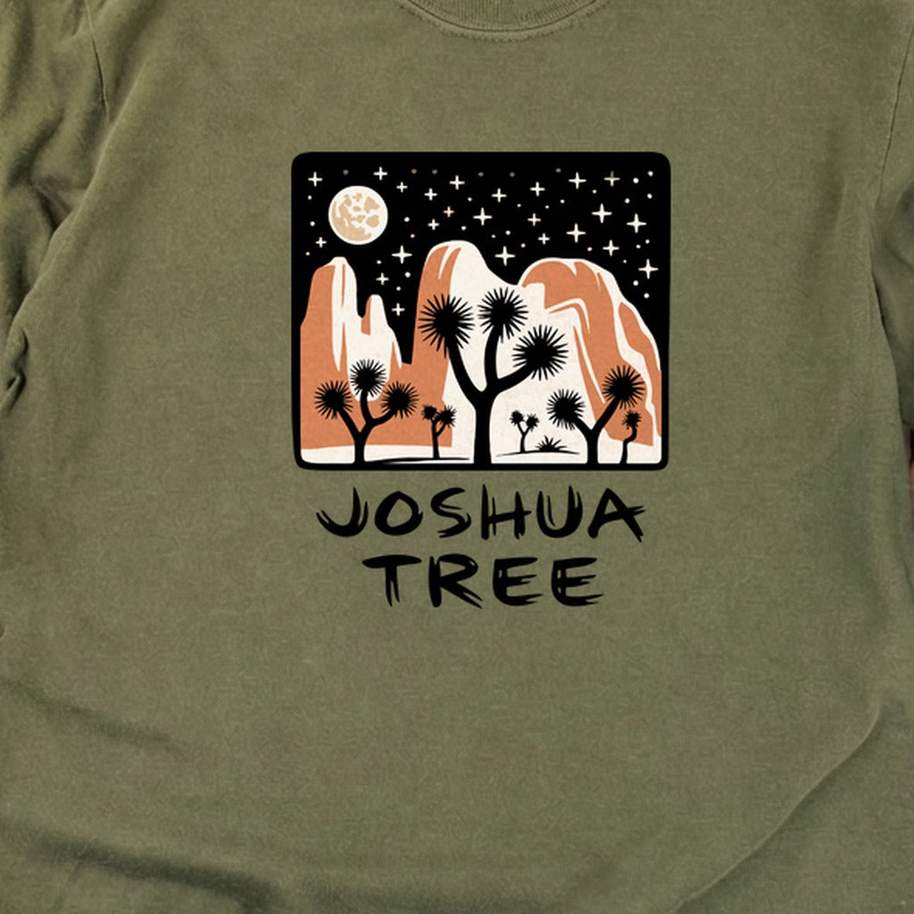 Joshua Tree at Night Cotton Long Sleeve