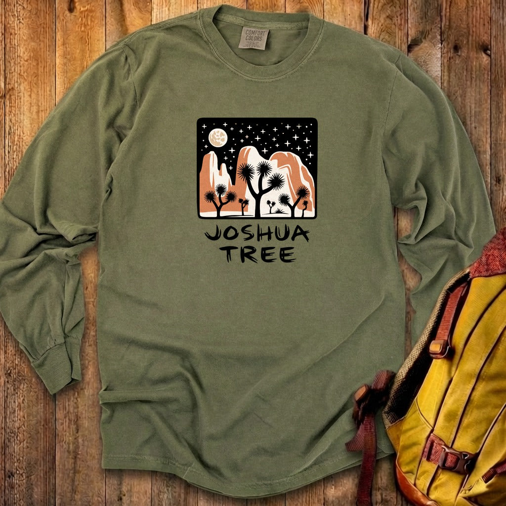 Joshua Tree at Night Cotton Long Sleeve