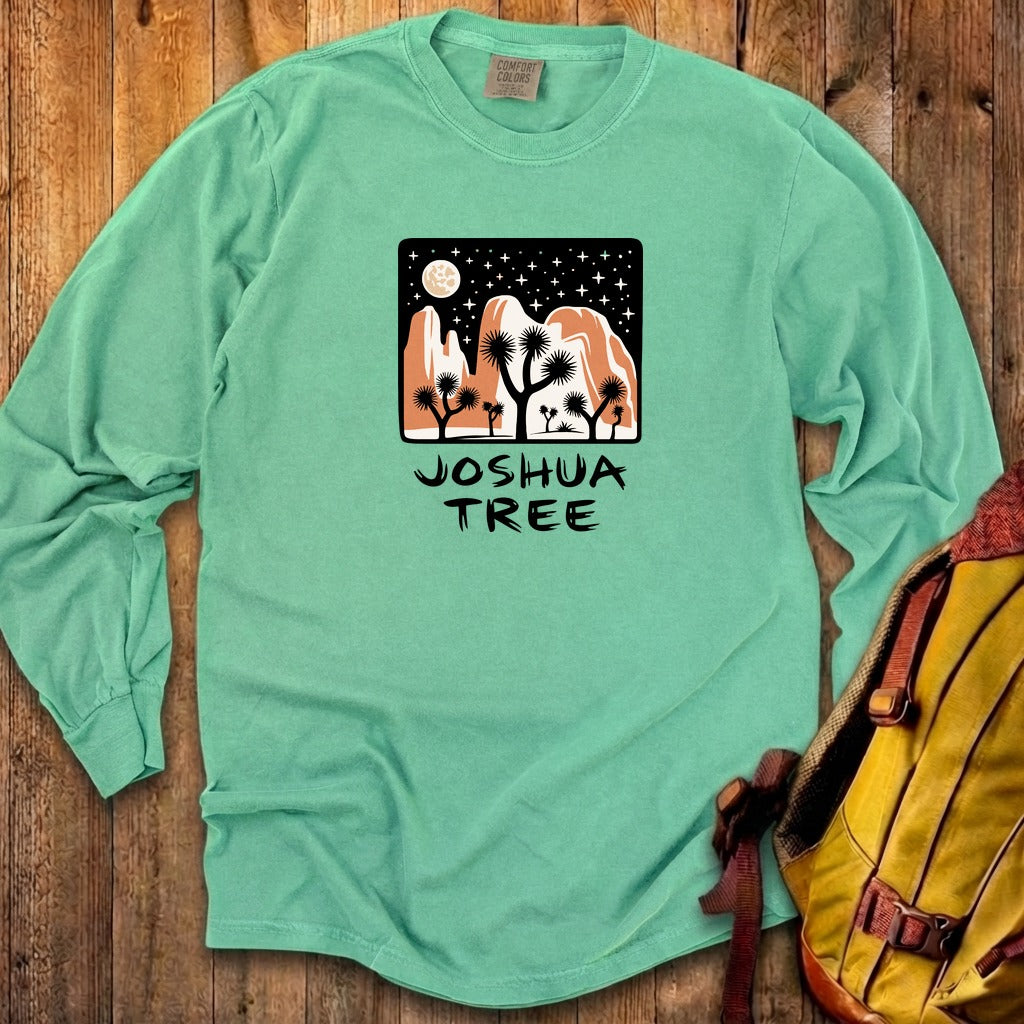 Joshua Tree at Night Cotton Long Sleeve