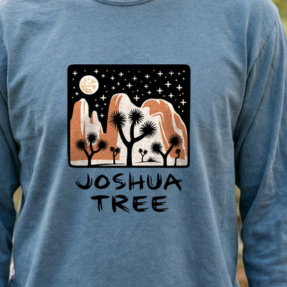 Joshua Tree at Night Cotton Long Sleeve