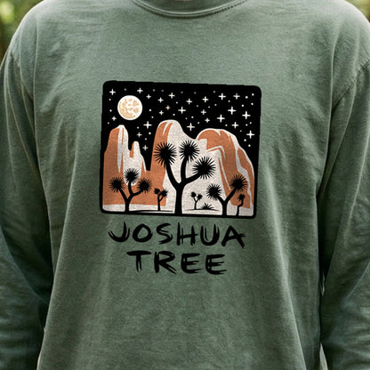 Joshua Tree at Night Cotton Long Sleeve