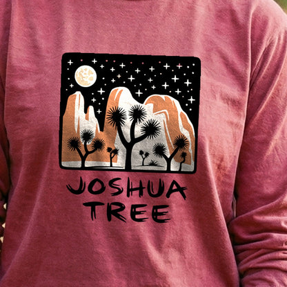Joshua Tree at Night Cotton Long Sleeve