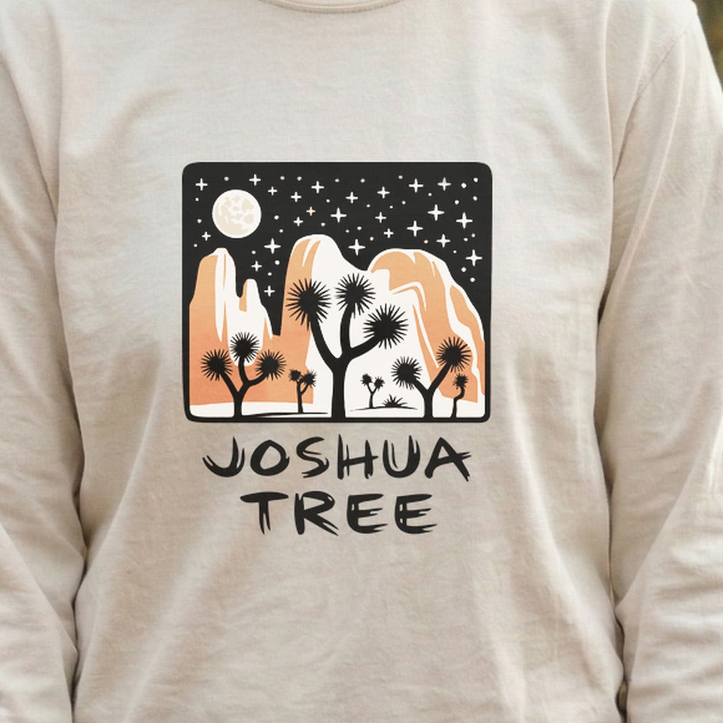 Joshua Tree at Night Cotton Long Sleeve