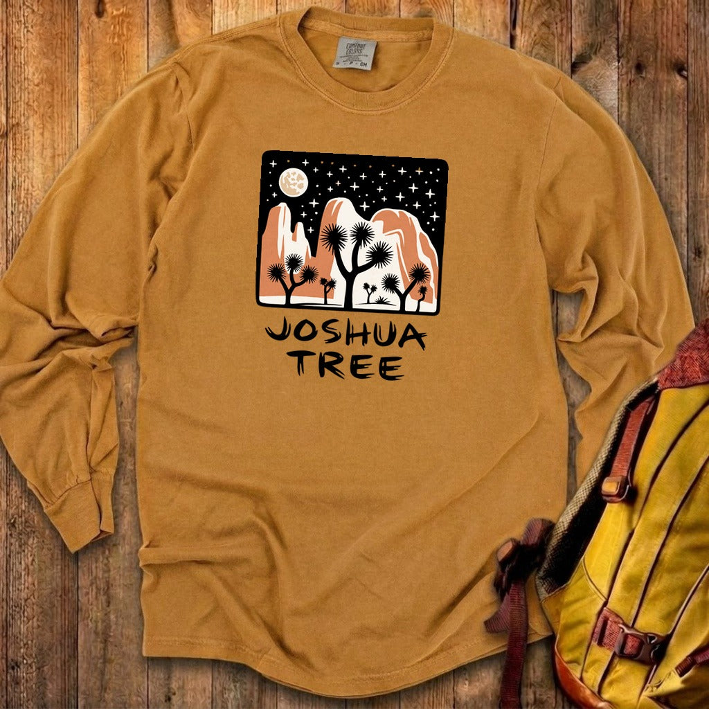 Joshua Tree at Night Cotton Long Sleeve