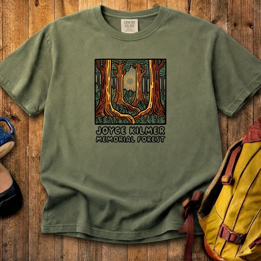 Joyce Kilmer Memorial Forest Cotton T-Shirt