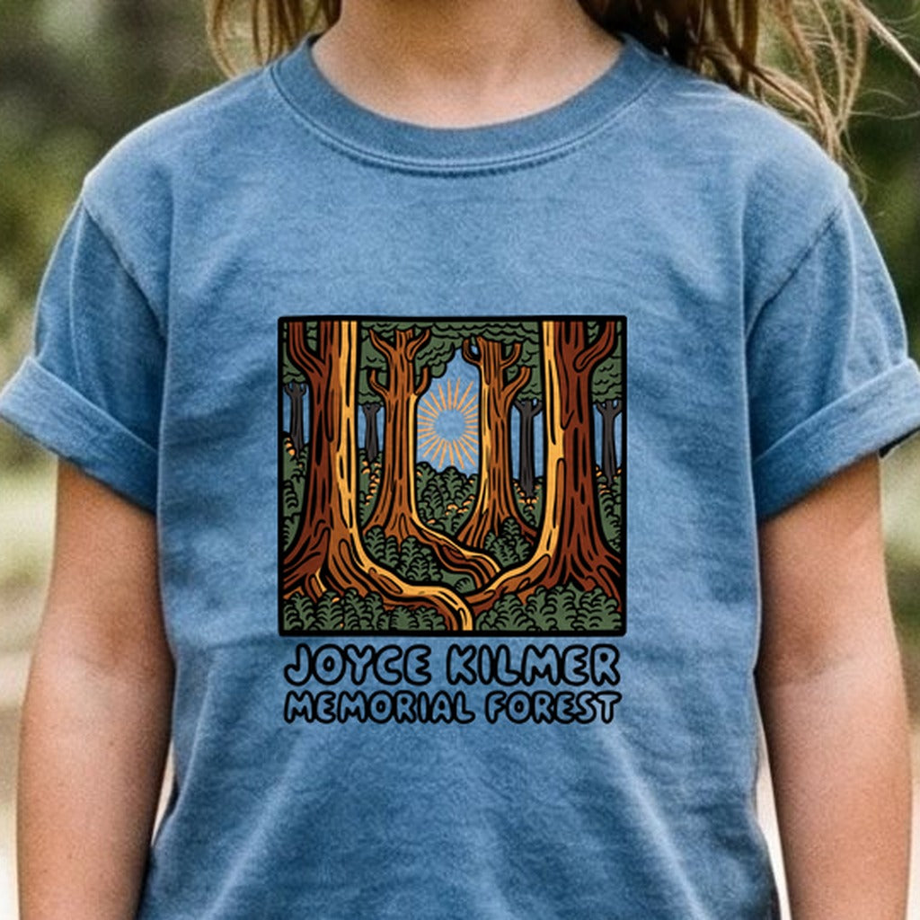 Joyce Kilmer Memorial Forest Kids Cotton T-Shirt