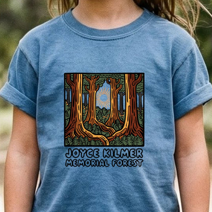 Joyce Kilmer Memorial Forest Kids Cotton T-Shirt