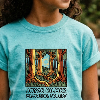 Joyce Kilmer Memorial Forest Kids Cotton T-Shirt