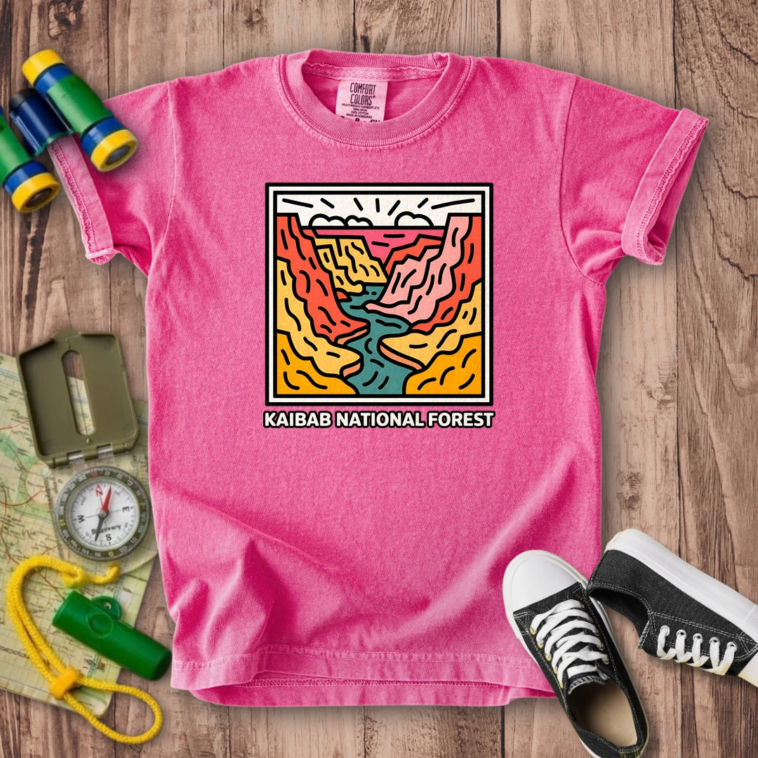 Kaibab National Forest Kids Cotton T-Shirt