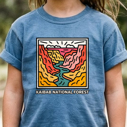 Kaibab National Forest Kids Cotton T-Shirt
