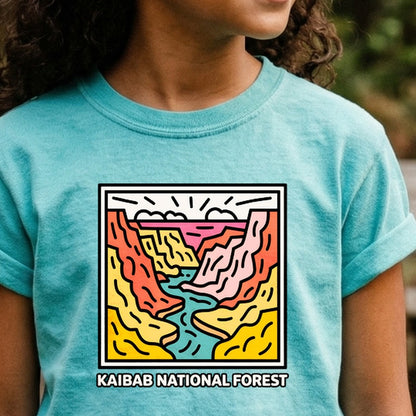Kaibab National Forest Kids Cotton T-Shirt
