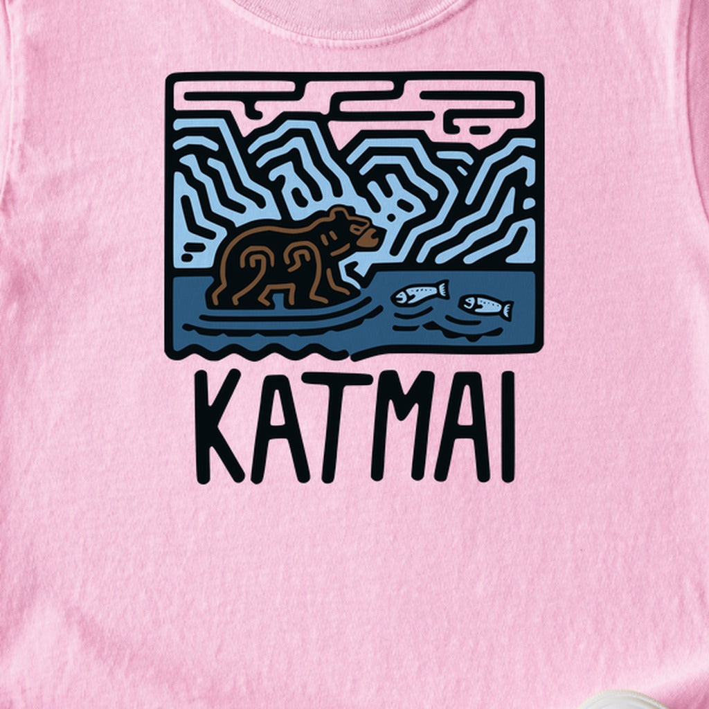 Katmai National Park Kids Cotton T-Shirt