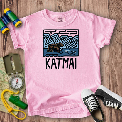 Katmai National Park Kids Cotton T-Shirt