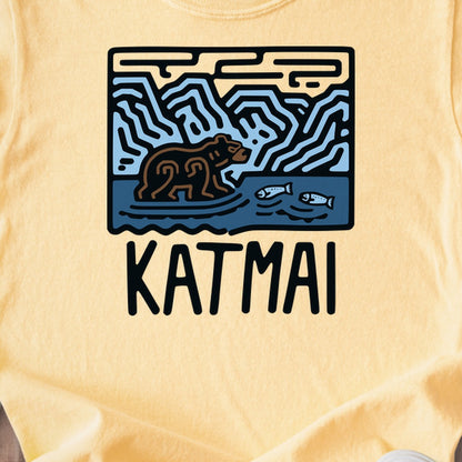 Katmai National Park Kids Cotton T-Shirt