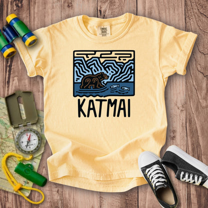 Katmai National Park Kids Cotton T-Shirt