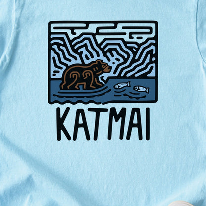 Katmai National Park Kids Cotton T-Shirt