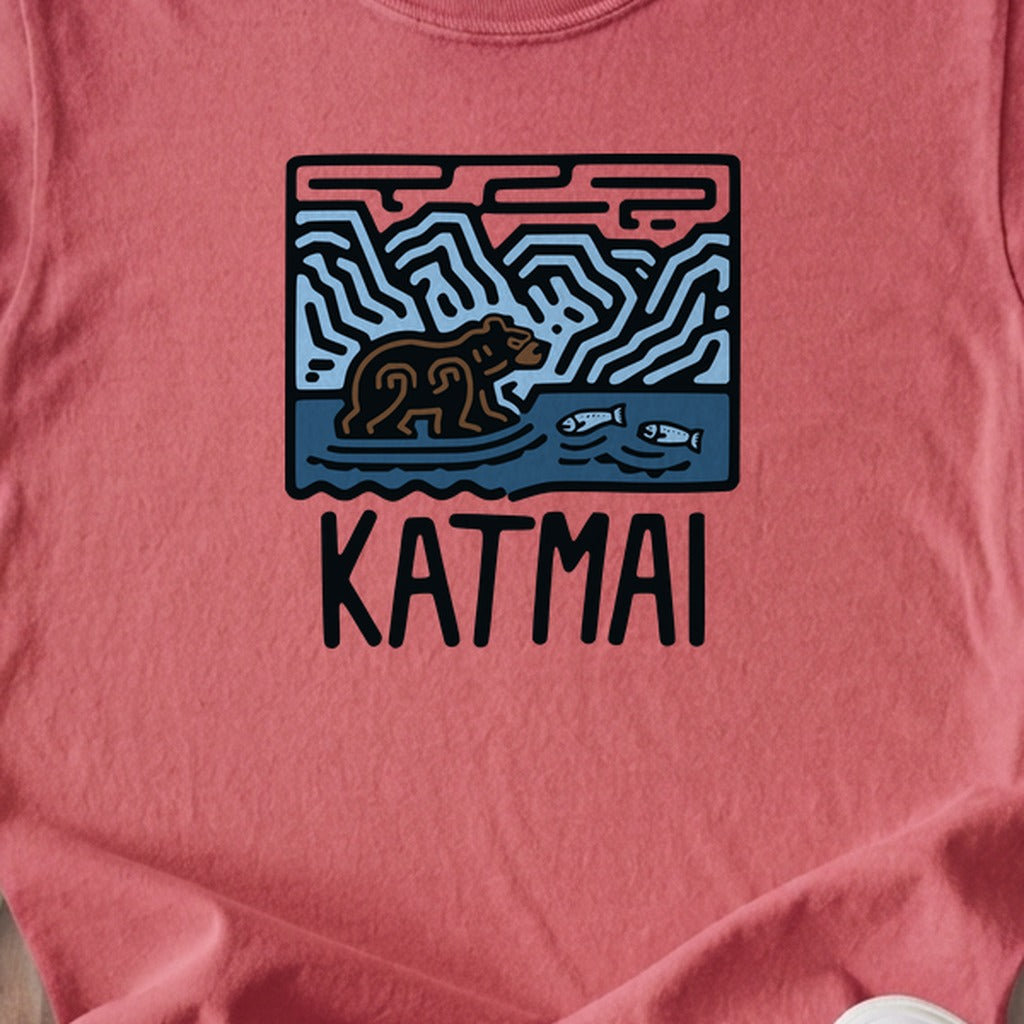 Katmai National Park Kids Cotton T-Shirt