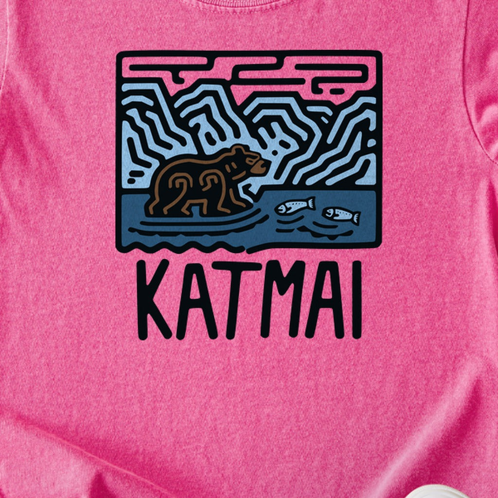 Katmai National Park Kids Cotton T-Shirt