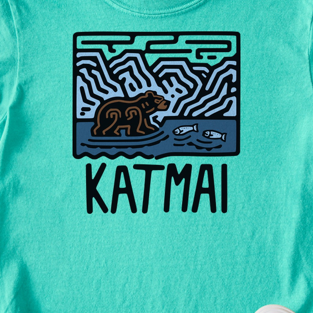 Katmai National Park Kids Cotton T-Shirt
