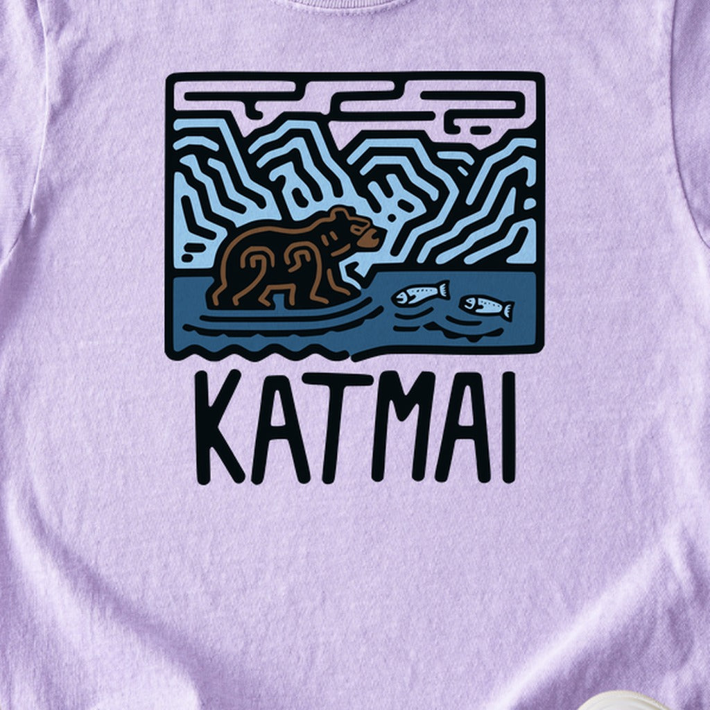 Katmai National Park Kids Cotton T-Shirt