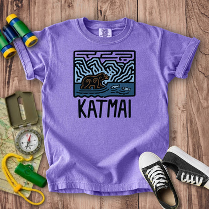 Katmai National Park Kids Cotton T-Shirt