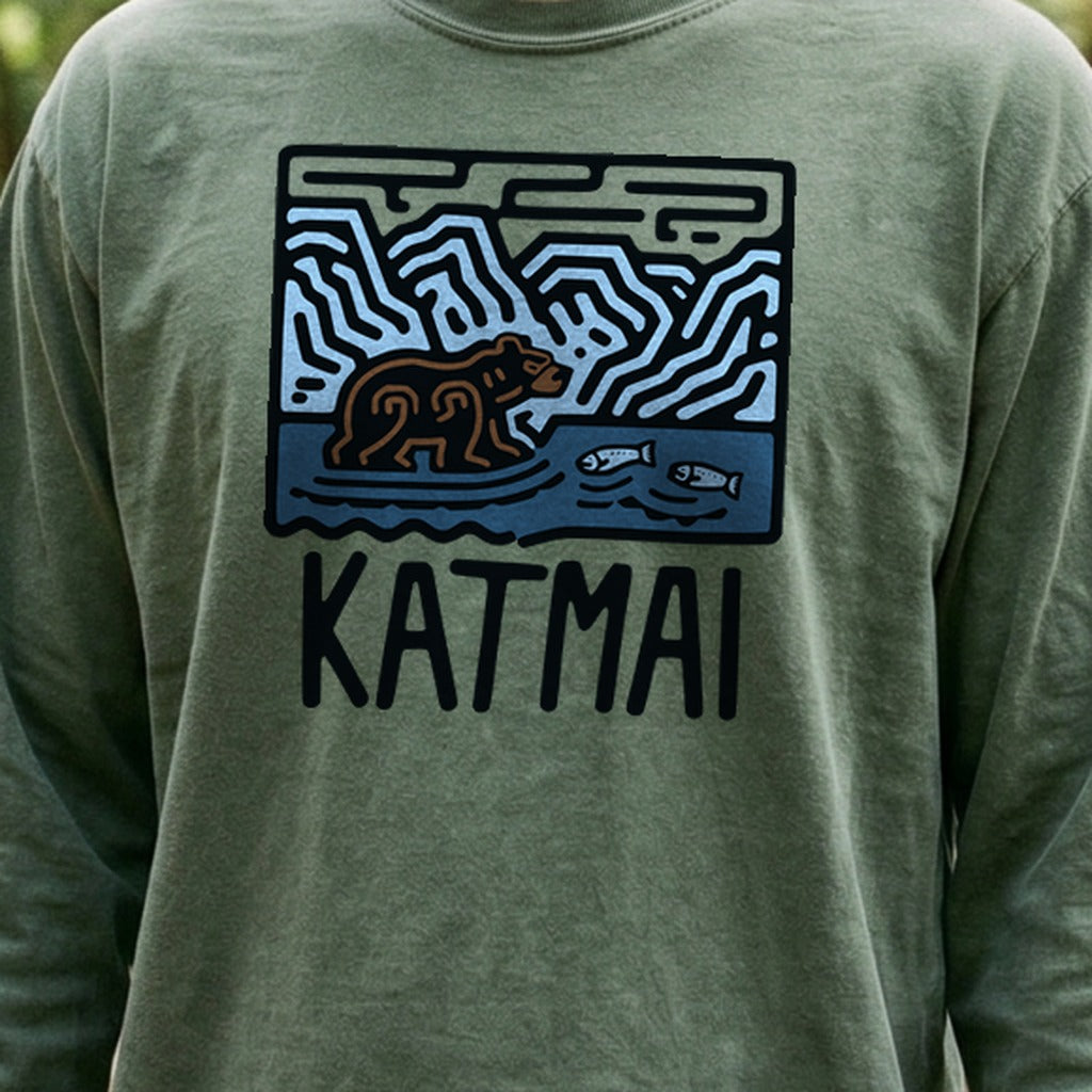 Katmai National Park Cotton Long Sleeve