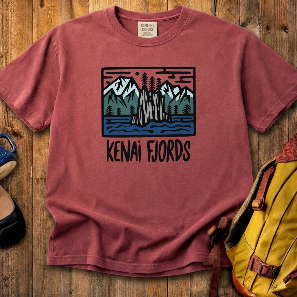 Kenai Fjords National Park Cotton T-Shirt