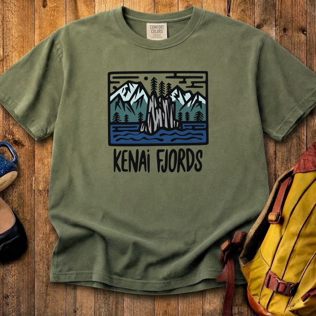 Kenai Fjords National Park Cotton T-Shirt