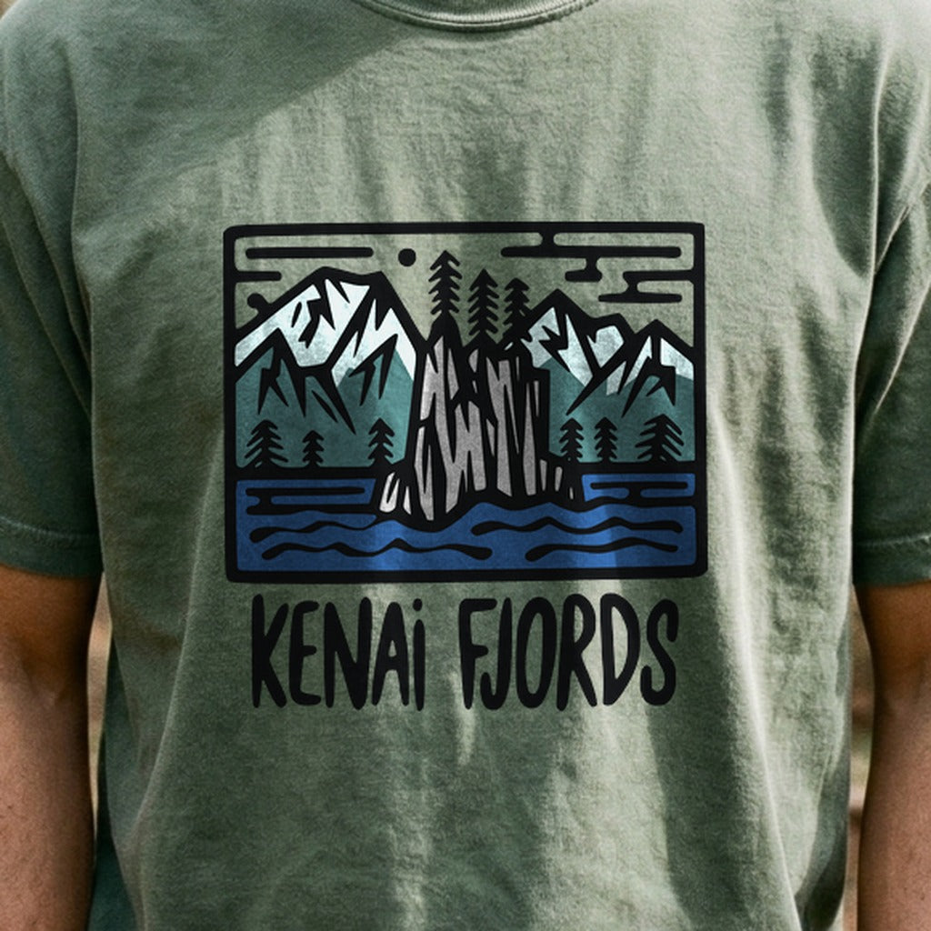 Kenai Fjords National Park Cotton T-Shirt
