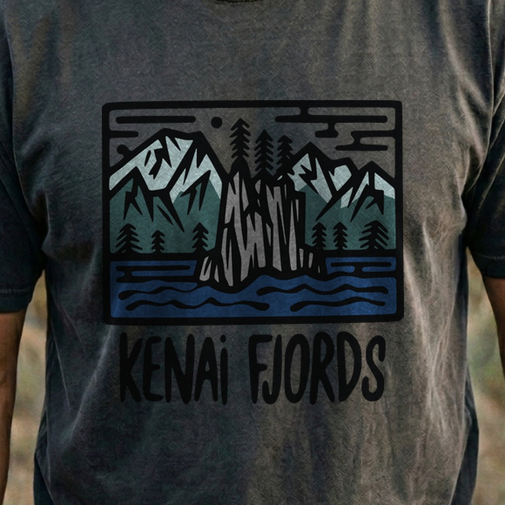 Kenai Fjords National Park Cotton T-Shirt