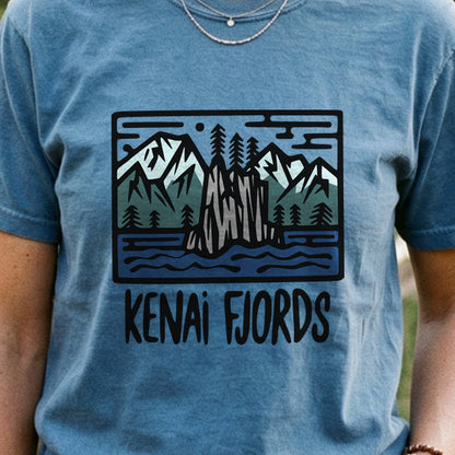 Kenai Fjords National Park Cotton T-Shirt