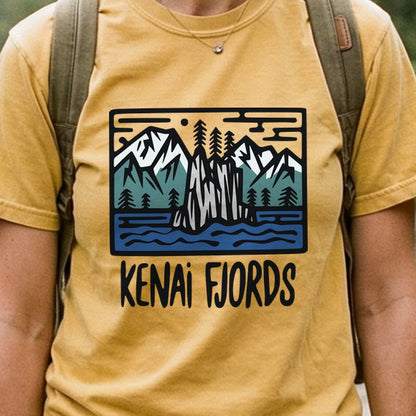 Kenai Fjords National Park Cotton T-Shirt