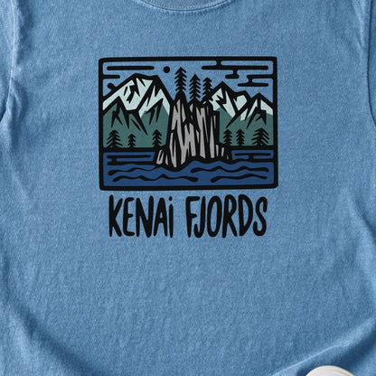 Kenai Fjords National Park Kids Cotton T-Shirt
