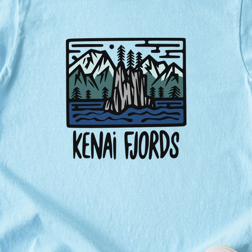 Kenai Fjords National Park Kids Cotton T-Shirt
