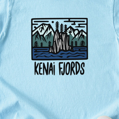 Kenai Fjords National Park Kids Cotton T-Shirt