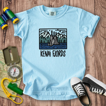 Kenai Fjords National Park Kids Cotton T-Shirt