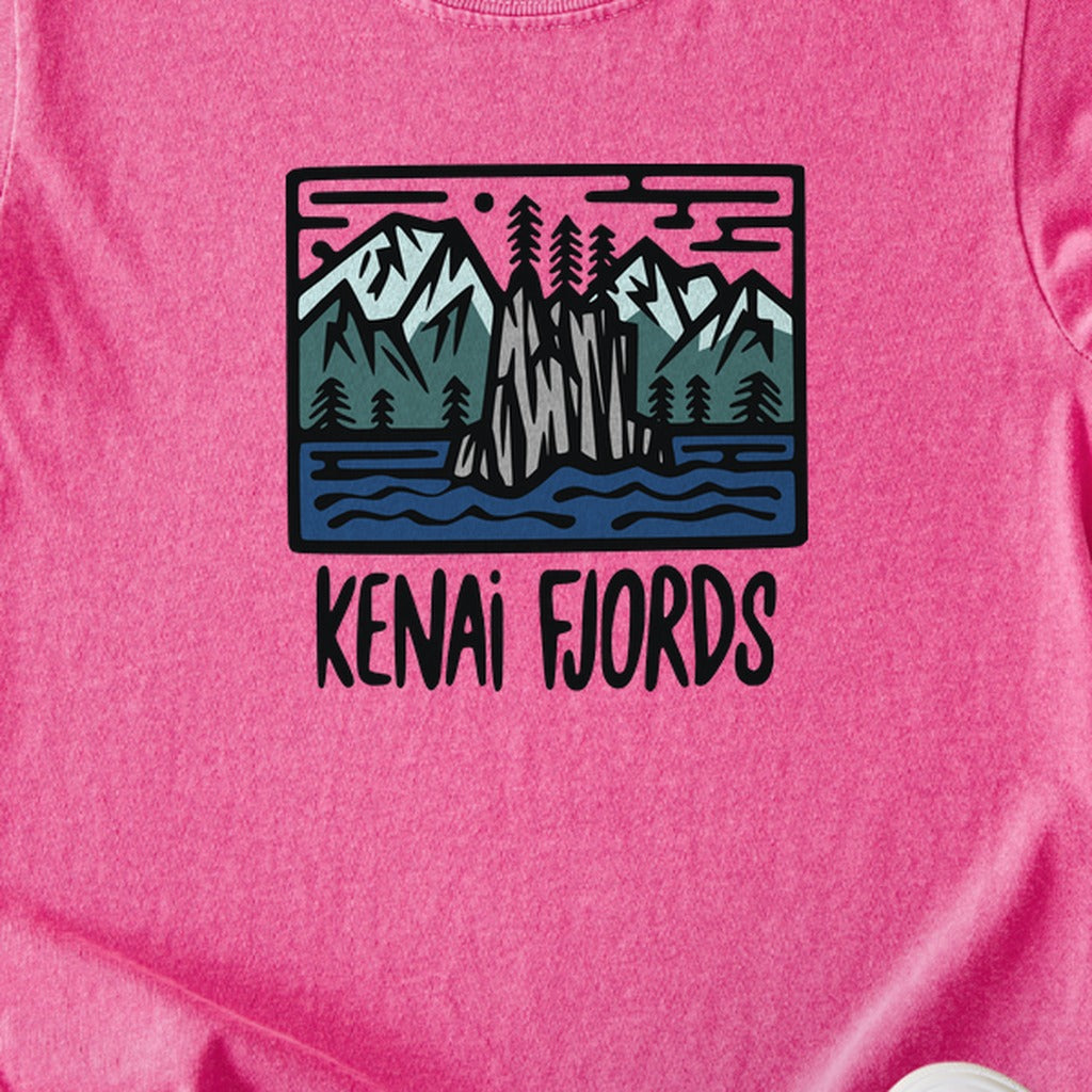 Kenai Fjords National Park Kids Cotton T-Shirt