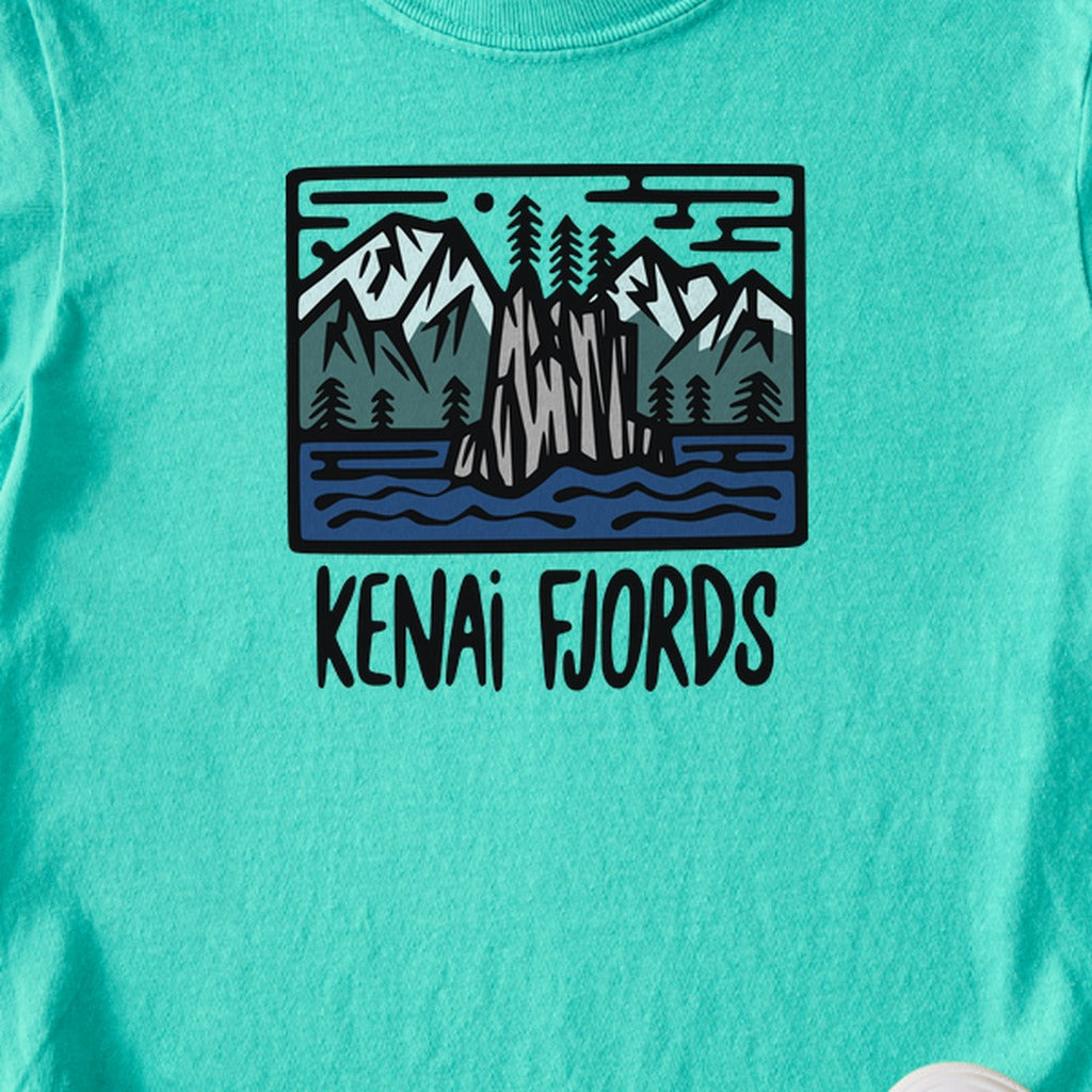 Kenai Fjords National Park Kids Cotton T-Shirt