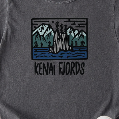Kenai Fjords National Park Kids Cotton T-Shirt