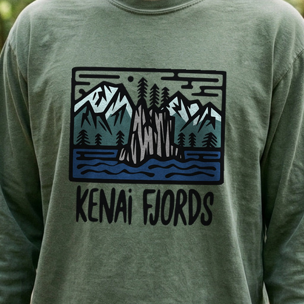 Kenai Fjords National Park Cotton Long Sleeve