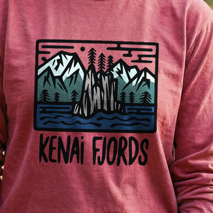 Kenai Fjords National Park Cotton Long Sleeve