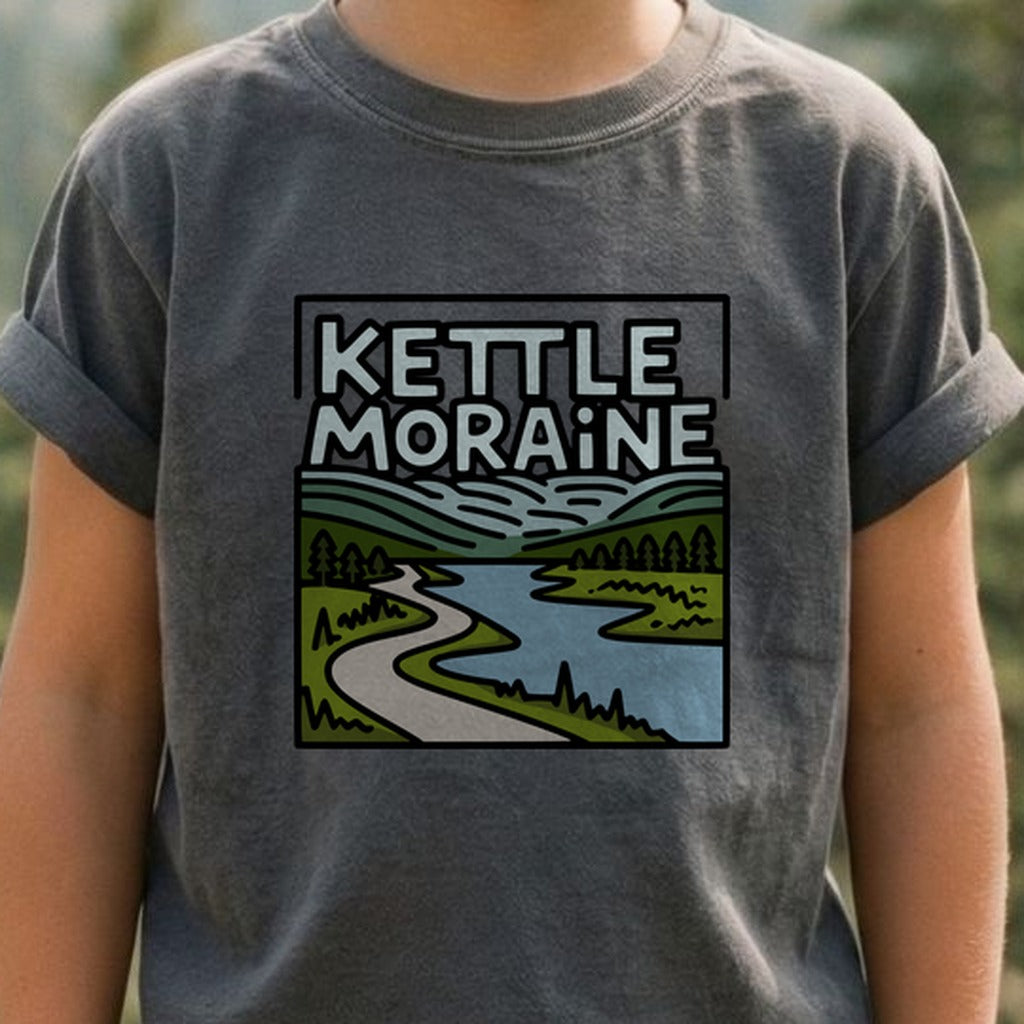 Kettle Moraine State Forest Kids Cotton T-Shirt