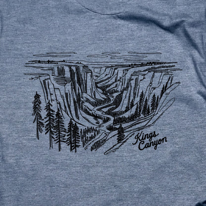 Kings Canyon Line Drawing T-Shirt