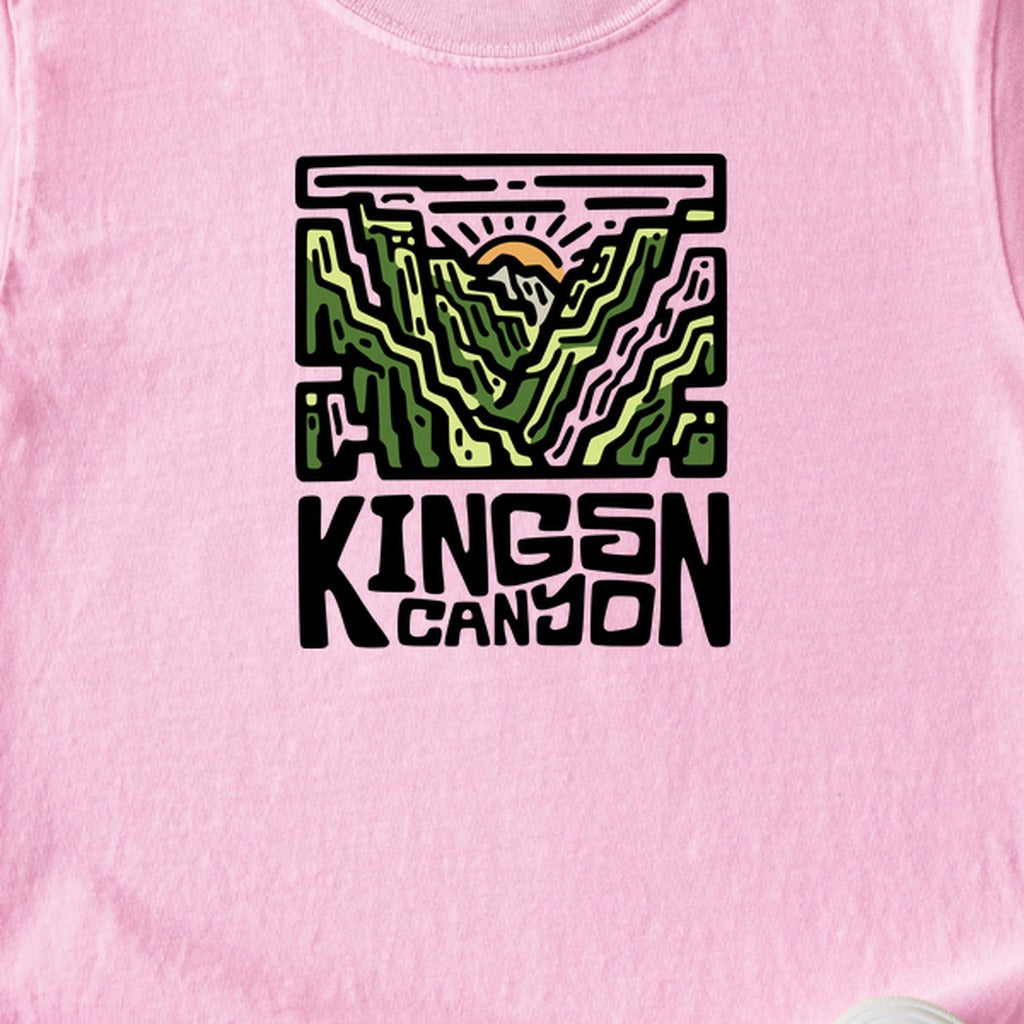 Kings Canyon National Park Kids Cotton T-Shirt
