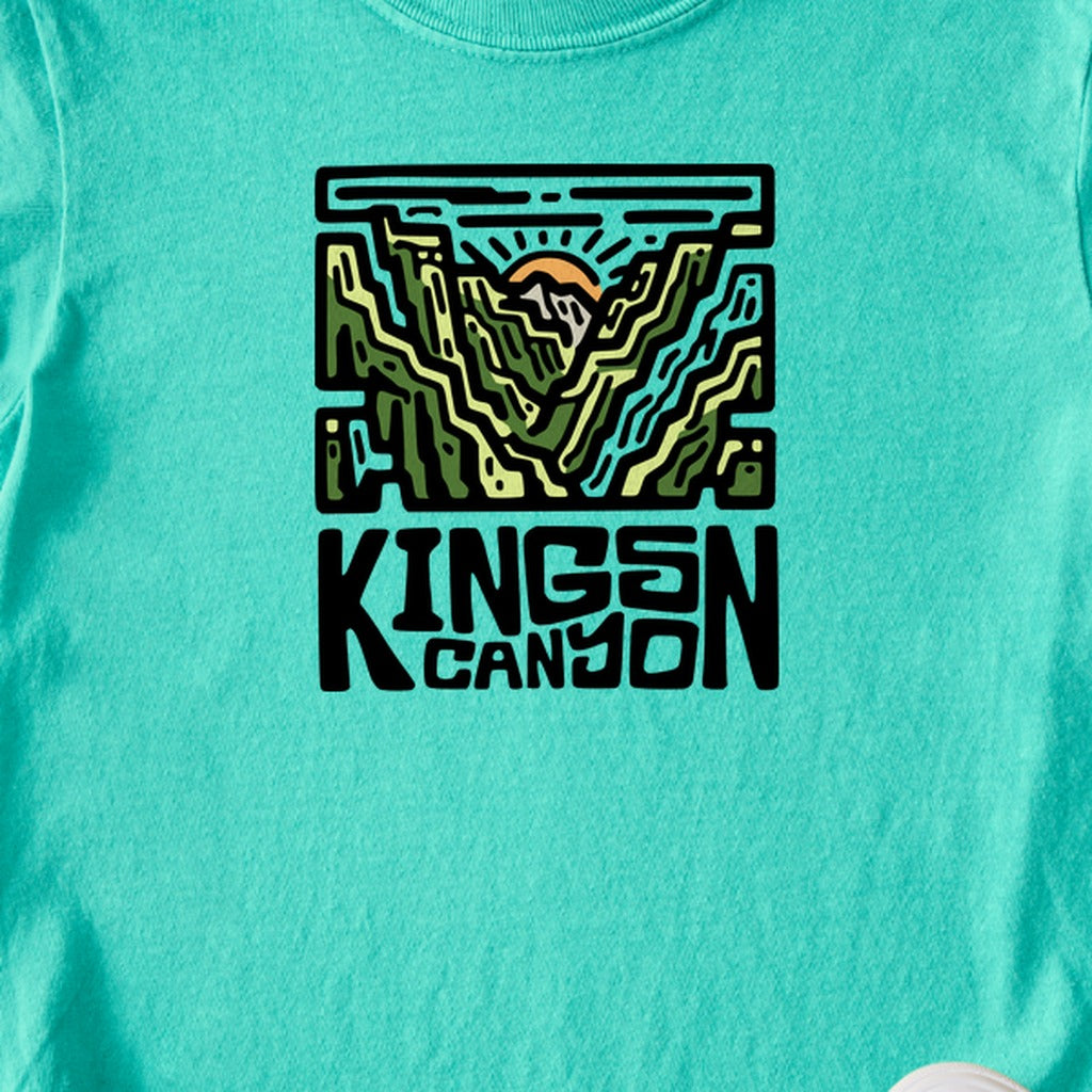 Kings Canyon National Park Kids Cotton T-Shirt