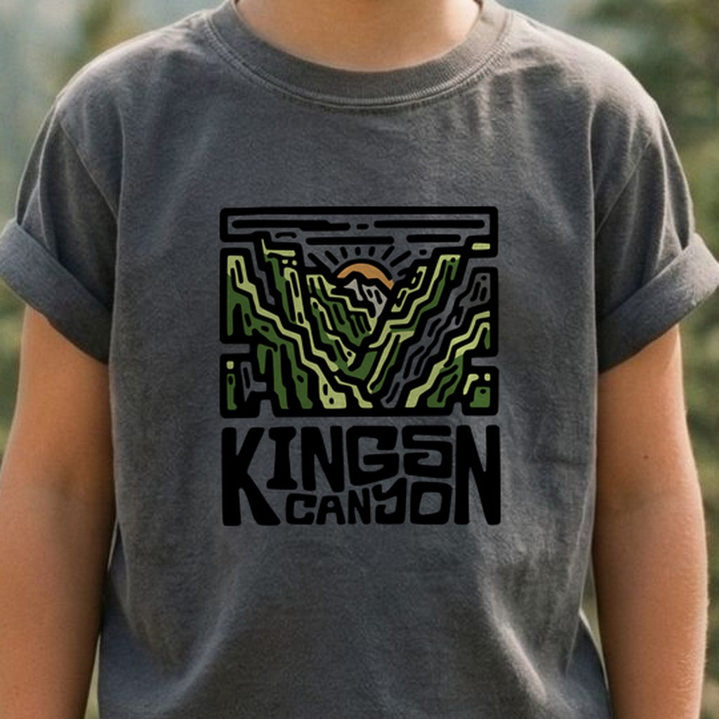 Kings Canyon National Park Kids Cotton T-Shirt