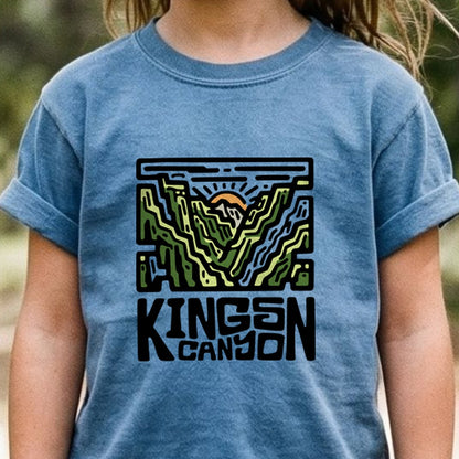 Kings Canyon National Park Kids Cotton T-Shirt